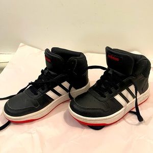 Kids Adidas Black Shoes Size 2